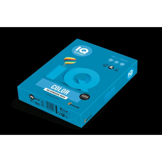 Бумага Koopiapaber IQ DB49 темно-синяя А4 80г