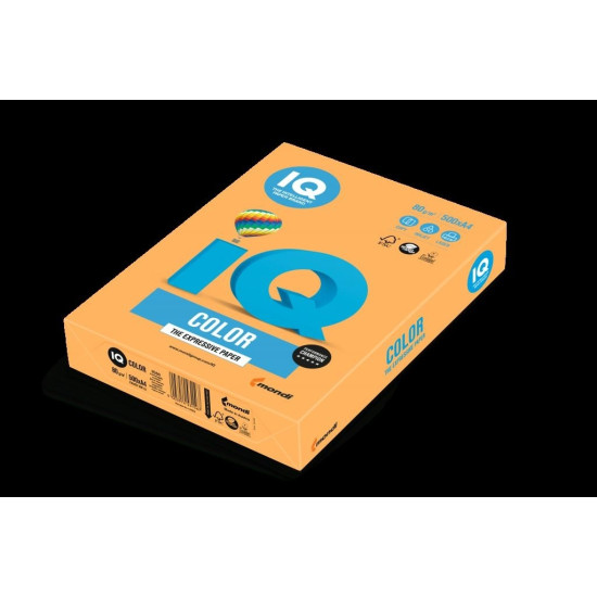 Бумага Koopiapaber IQ NEOOR А4 500л неоново-оранжевая