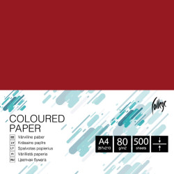 Бумага офисная College  Deep Red A4 80г 500 листов