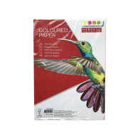 Krāsains papīrs KPF A4, 20 loksnes, 4 neona toņi