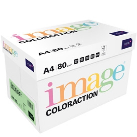 Krāsains papīrs Image Coloraction, A4, 80g/m², 500 loksnes, Florida/Lemon Yellow