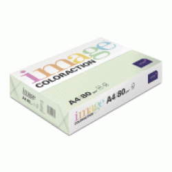 ***Krāsains papīrs Image A4 80g, 500 loksnes blāvi zaļa Nr.61