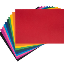 Krāsains kartons Kreska A2, 42x64cm, 160g/m², 1 loksne, dažādās krāsās