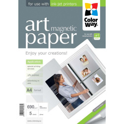 Фотобумага ColorWay ART Glossy Magnetic 690gsm
