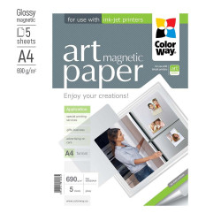 Фотобумага ColorWay ART Glossy Magnetic 690gsm