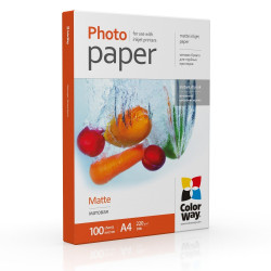 Фотобумага ColorWay Matte 220г А4 100л