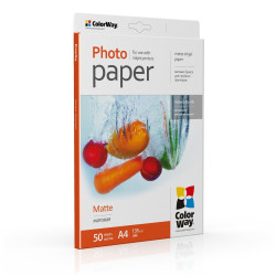 Фотобумага ColorWay Matte 135г А4