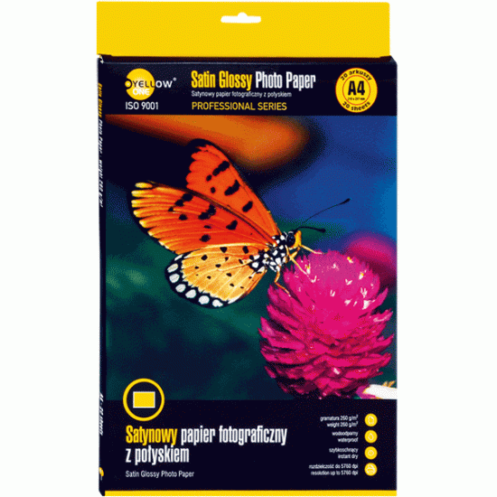 Fotopapīrs YELLOW SATIN A4, (20) 260g