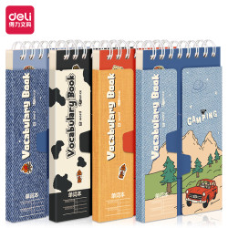 Блокнот DELI A7 90л с замком
