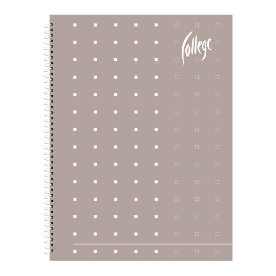 Rūtiņu klade ar spirāli College Supreme A4, 60 lapas, mīkstos vākos