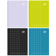 Rūtiņu klade ar spirāli College Supreme, A4, 80 lapas, mīkstos vākos