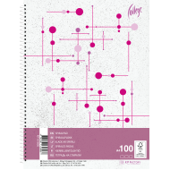 Rūtiņu klade ar spirāli College A4, 100 lapas, mīkstos vākos