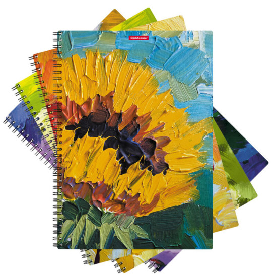 #Klade ar spirāli FLOWERS A5, (80)