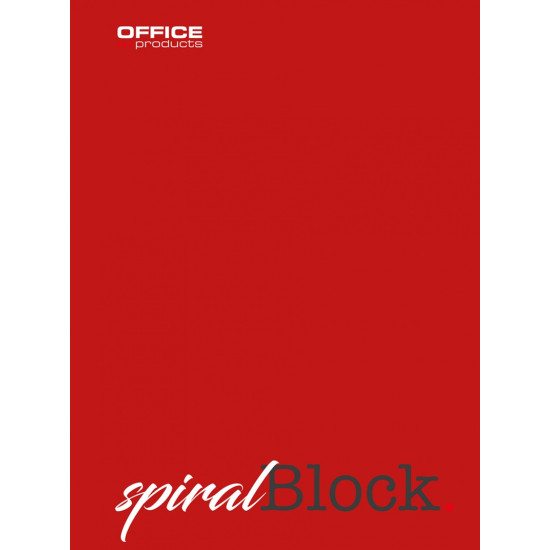 Klade ar spirāli Office Products A4 (80) līn., sark.kr.