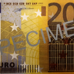 Līmēts bloknots "200 EURO", 70lpp, rūt.