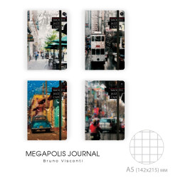 Тетрадь BrunoVisconti Megapolis JazzCafe на резинке