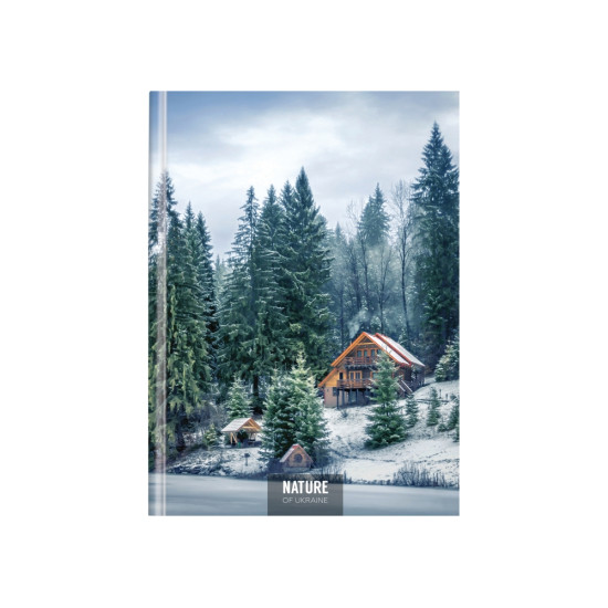 Klade cietos vākos OPTIMA "Nature of Ukraine: Winter" A4 (96)