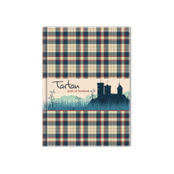 Klade cietos vākos TARTAN "Scotland castle" A4 (96)