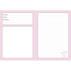 Līniju burtnīca ABC Jums 1.-2. klasei, 12 lapas, 28 līnijas, ar zīmējumu