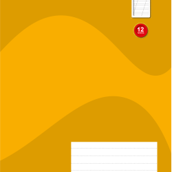 Vihik College Mono 165x205/12L, Abi/kaldjoonega