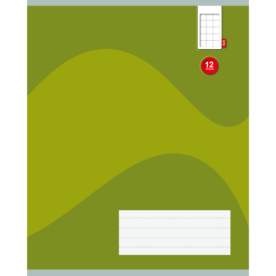 Vihik College Mono 165x205/12L, 23 joont