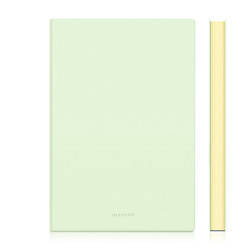 Блокнот DELI GREEN A5 кожаный 96л 80г