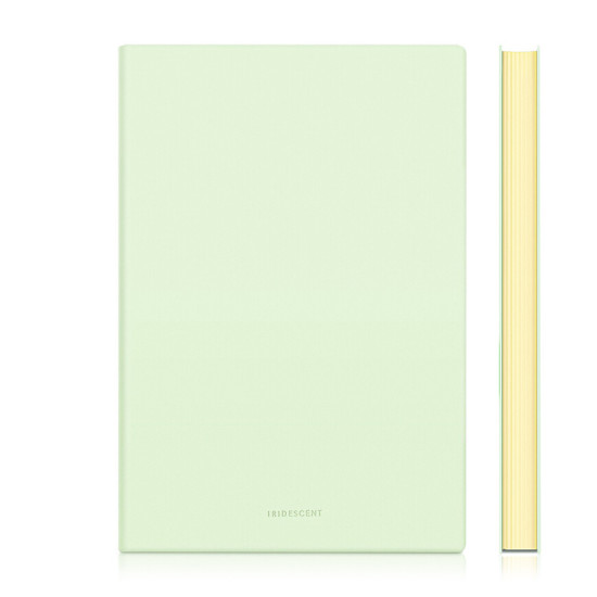 Блокнот DELI GREEN A5 кожаный 96л 80г
