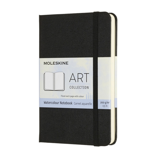 Альбом для акварели Moleskine "Classic Watercolor", Black, Бесшовное смешивание