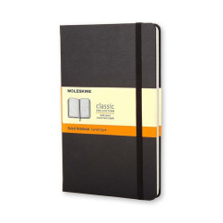 Блокнот Moleskine "Classic Pocket Ruled", Black, Эластичная застежка