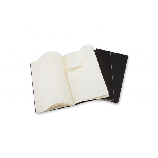 Блокнот Moleskine Cahier 3шт ручка