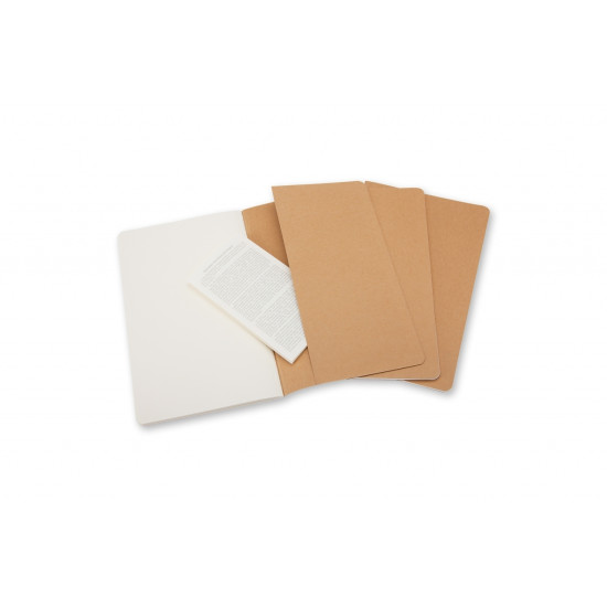 Блокнот Moleskine Cahier набор 3шт с линиями