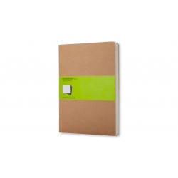 Блокноты Moleskine Cahier набор 3шт красные в клетку