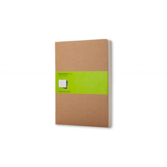 Блокноты Moleskine Cahier набор 3шт красные в клетку
