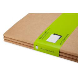Блокноты Moleskine Cahier набор 3шт красные в клетку