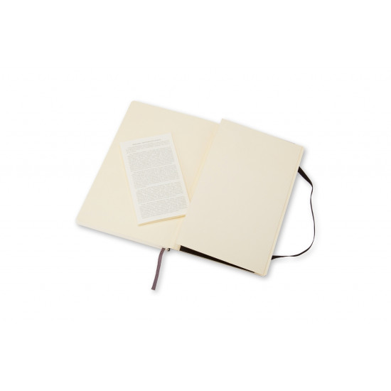 Блокнот Moleskine "Classic Pocket Ruled", Black, Расширяемый внутренний карман