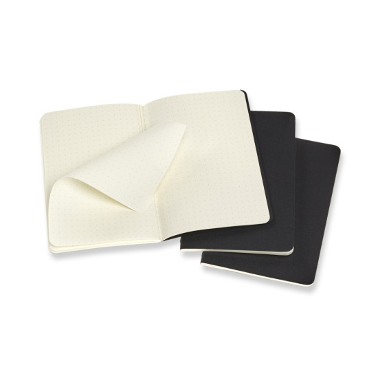 Блокноты Moleskine Cahier точечные 3шт