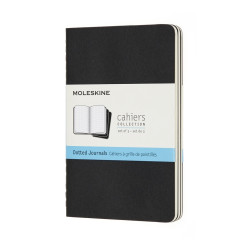 Блокноты Moleskine Cahier точечные 3шт