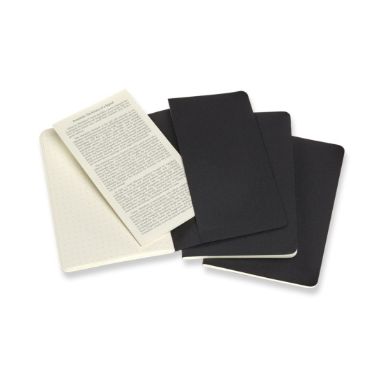 Блокноты Moleskine Cahier точечные 3шт