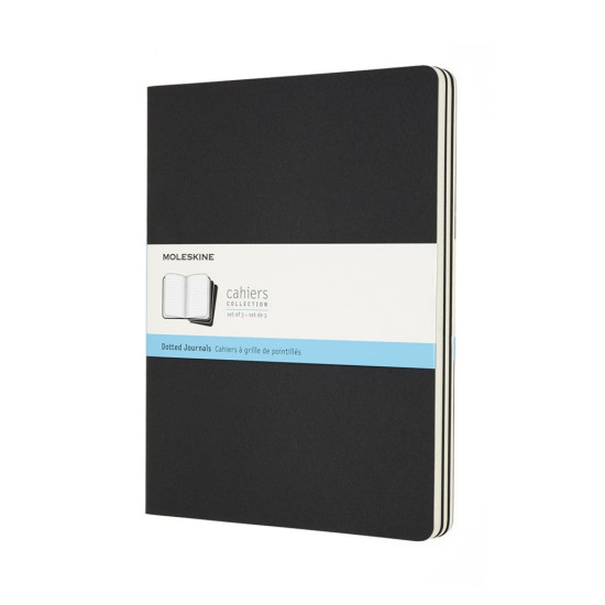 Блокноты Moleskine Cahier точечные 3шт
