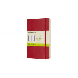 Блокнот Moleskine Classic Красный в линейку