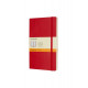 Блокнот Moleskine Classic мягкая обложка красный линованный
