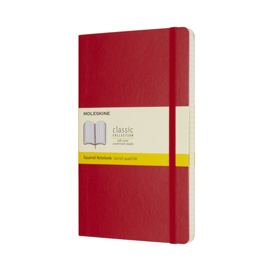 Блокнот Moleskine "Classic", Красный, Плоское раскрытие