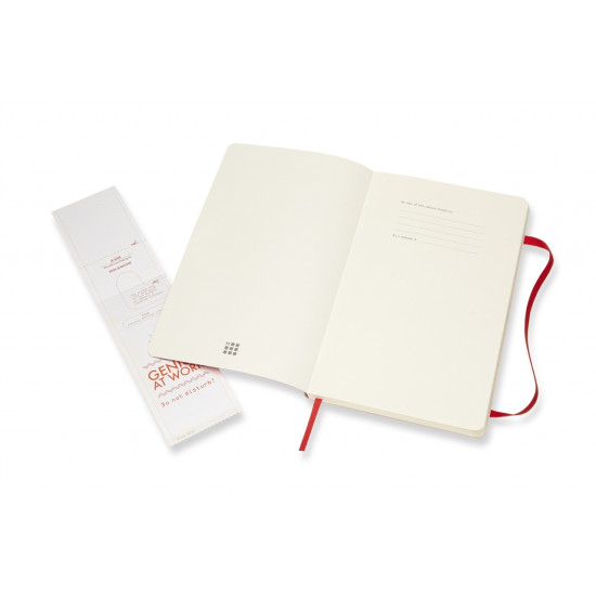 Блокнот Moleskine Classic Красный в линейку