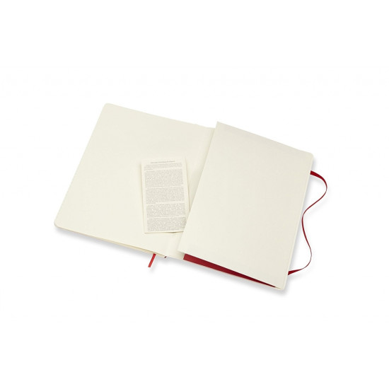 Блокнот Moleskine "Classic", Red, Раскрытие 180°