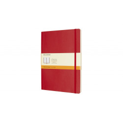 Блокнот Moleskine "Classic Soft Cover", Red, Раскрытие на 180°