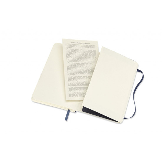 Блокнот Moleskine Classic 9x14см линованный синяя обложка