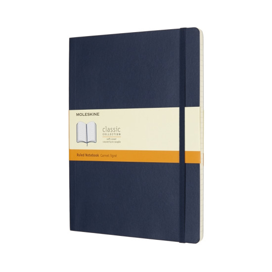 Блокнот Moleskine Классический Мягкая обложка Синий Линейка