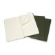 Блокнот Moleskine "Cahier", Green, Раскладывается на 180°