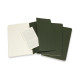Блокнот Moleskine "Cahier", Green, Раскладывается на 180°