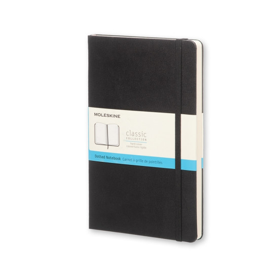 Блокнот Moleskine "Classic", Black, Плоское открывание на 180°